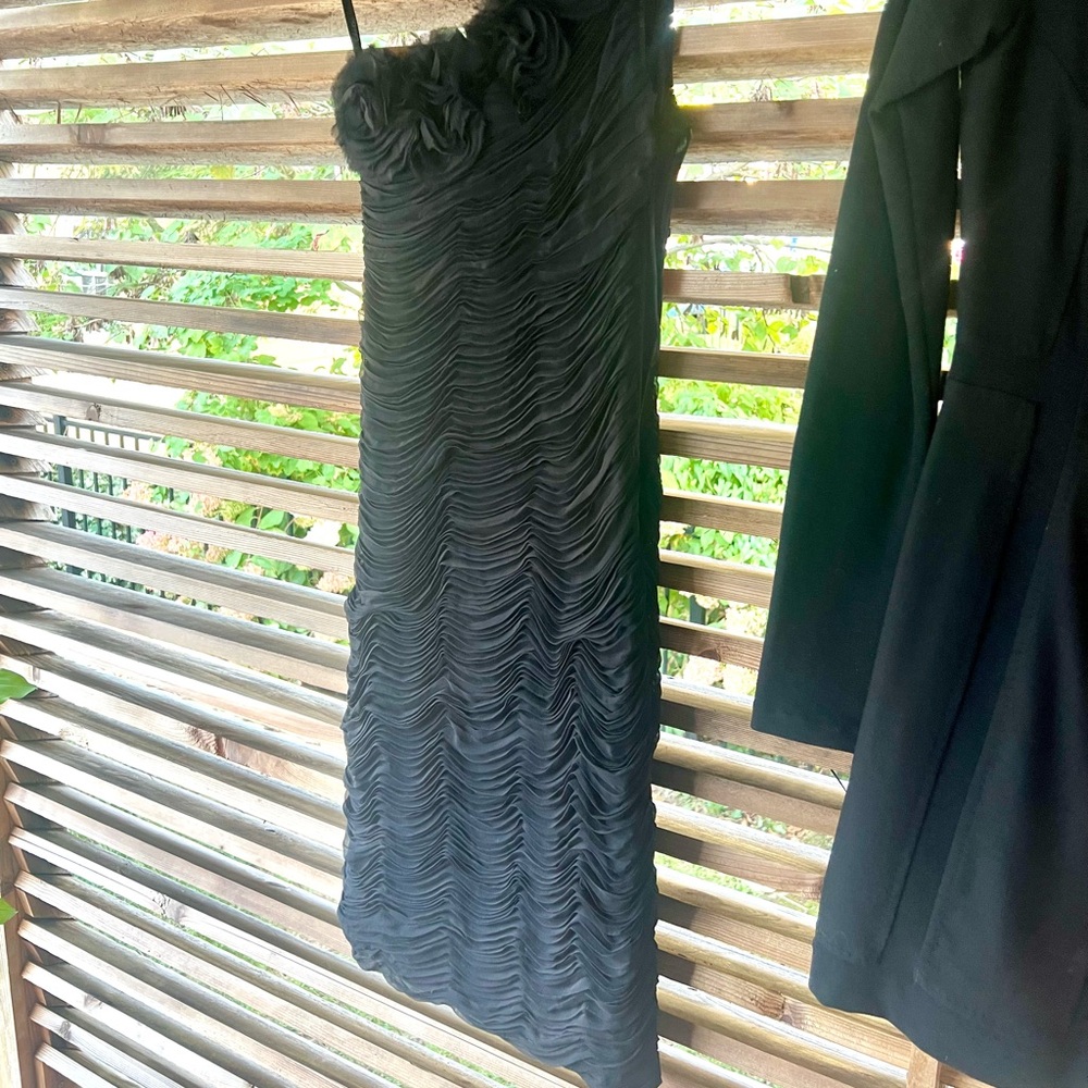 Calvin Klein SILK One Shoulder Cocktail Mini Party 2 NWT Prom Wedding - Picture 4 of 12